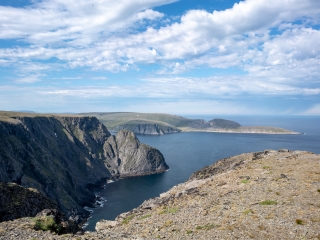 Tag 7, Knivskjellodden, 71° 11′ 08″ N, Europas tatsächlich nördlichster Punkt, ca. 1.400 m nördlicher als das Nordkap, (ganz rechts außen)