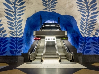 Tunnelbana Stockholm Schweden